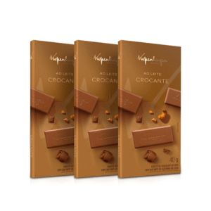 Kit Tablete Crocante C/ Castanha De Caju 40G - 3 Un