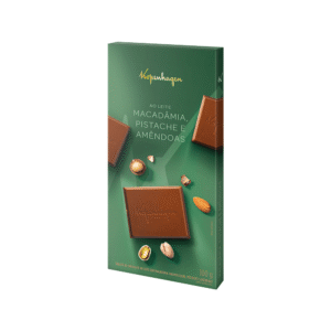 Tablete Ao Leite Com Macadâmia, Pistache E Amêndoas 100G