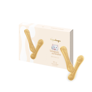 Língua de Gato Chocolate Branco 85G